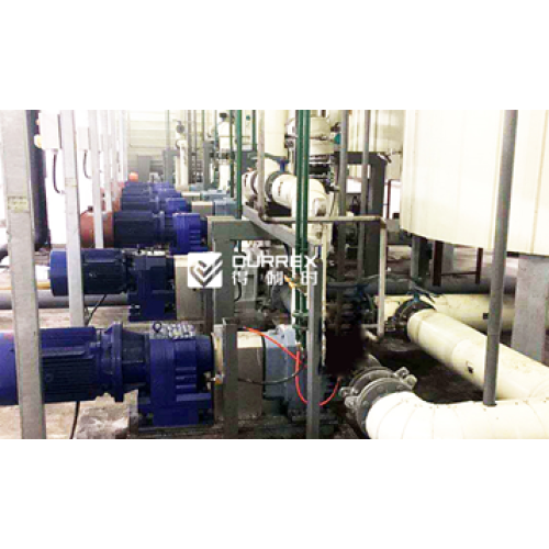 Starch transfer lobe pumps in paper making industry